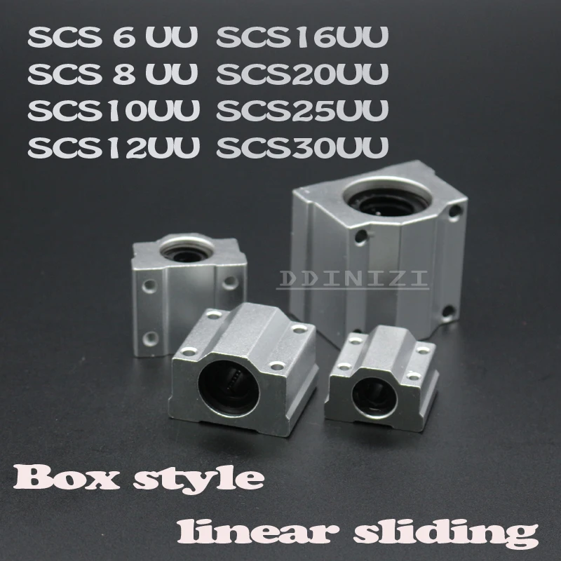 4 шт./лот Бесплатная доставка SC8UU SCS8UU SCS6UU SCS10UU SCS12UU SCS8LUU SCS10LUU SCS16UU 8 мм Линейный