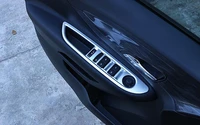 auto window lift button trim moulding for opel mokka 2013 2018 lhdabs chrome auto accessories