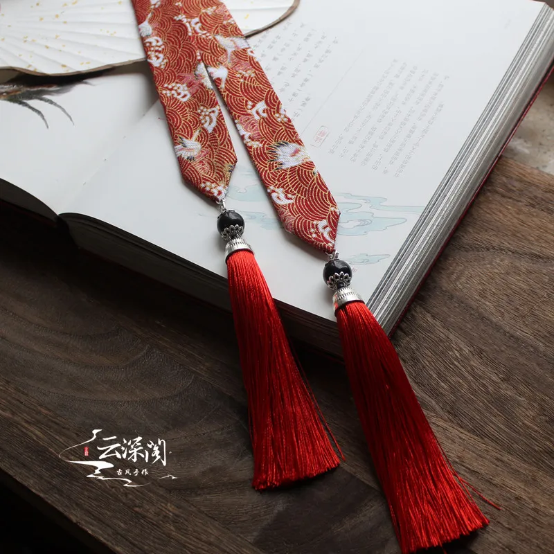 Happy Различные и ветер и обеспечивает кран печать Hanfu повязка для волос с кисточками мужские вытирая в древнем стиле Тиара Свадебные Женские аксессуары, лента для волос - Цвет: Happy