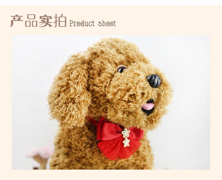 120 шт./лот горячая Распродажа милые галстуки бабочки с кружевным цветком собаки