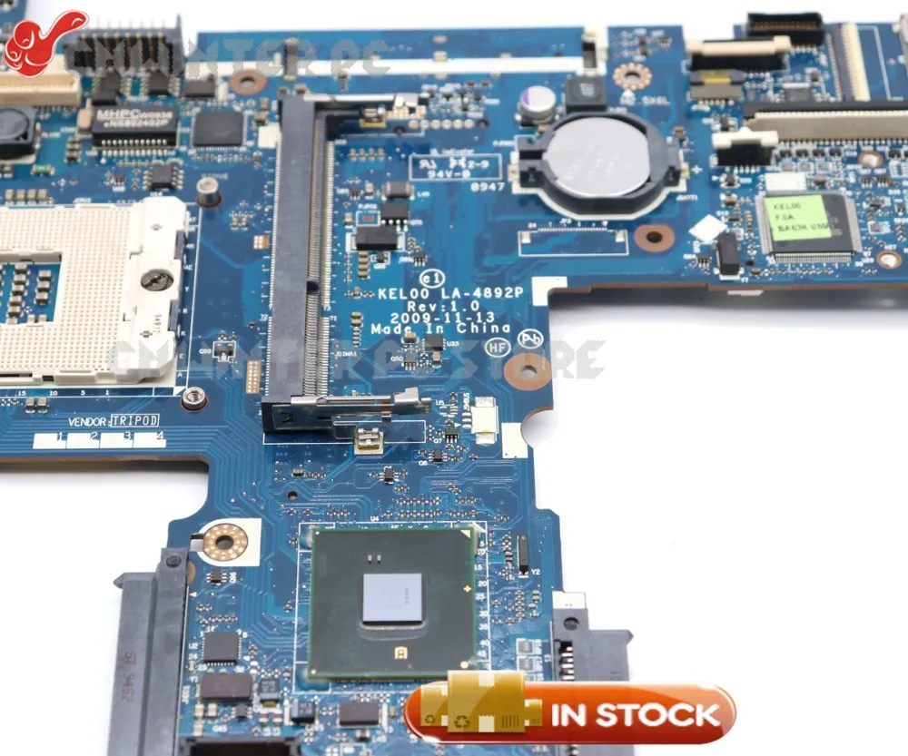Материнская плата NOKOTION для ноутбука HP Probook 6440B 6540B HM57 UMA DDR3 KEL00 LA-4892P 593842-001 |