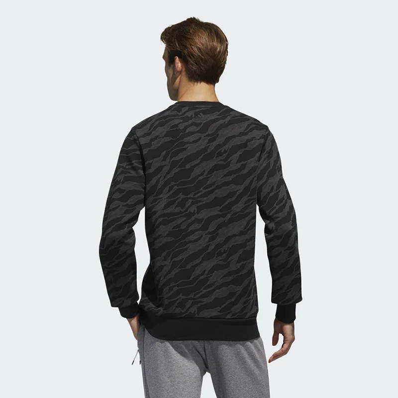 Original New Arrival Adidas EI GFX CS CAMO Men's Pullover Sportswear | Спорт и развлечения