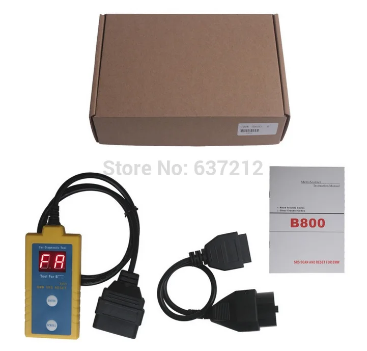 Считыватель кодов B800 OBD диагностический сканер для BMW SRS сброс подушки