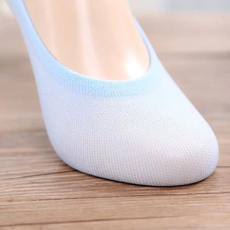 Летние женские носки YEAMOLLY с невидимой подкладкой из силикагеля 5 пар