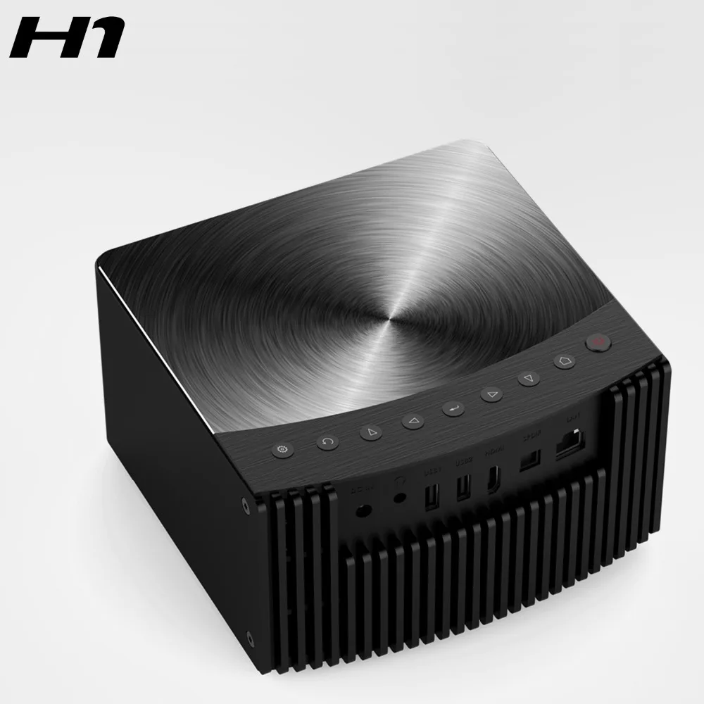 Новый ViviBright H1 DLP проектор высокой яркости Android 5 1 1280*800P HD Домашний кинотеатр