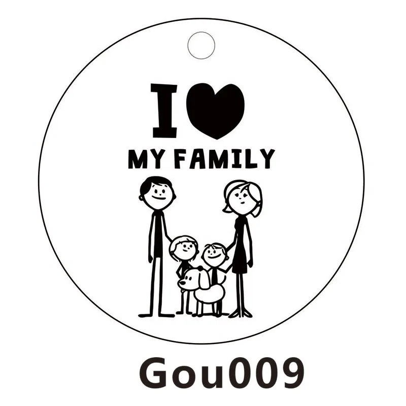 ID Tags For Dog And Cat Round Pet ID Tags Personalized solid stainless steel pets in tags Pet Name+ tel Phone+ Sex - Цвет: gou009