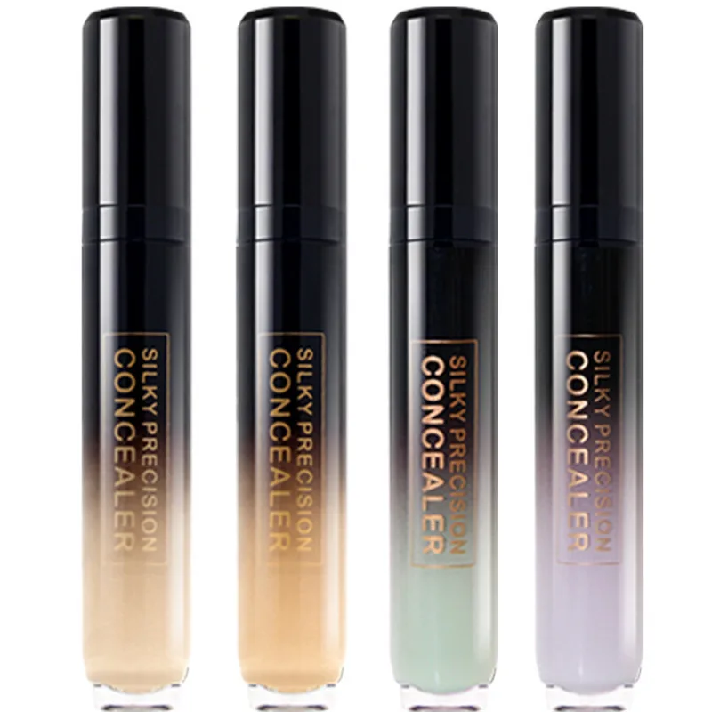 Шелковистый блок дефект Жидкий чехол для лица Pockmark веснушки точка черный глаз