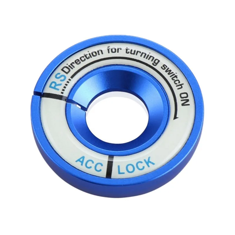 

Car Glow Keyhole Sticker Luminous Hole Power Switch Car Sticker Universal Decor Light Circle CZ