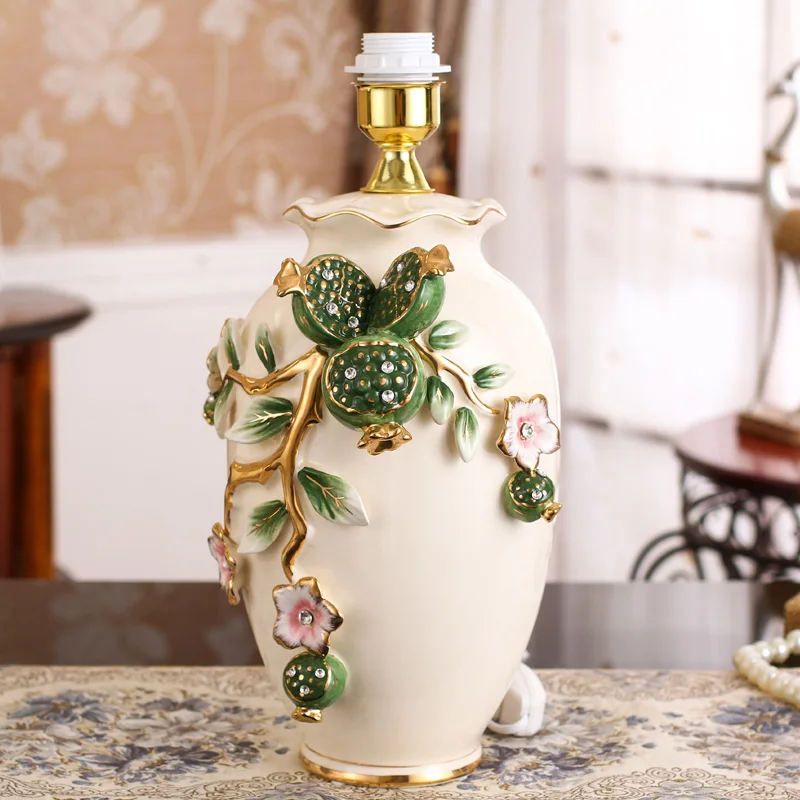 Керамическая прикроватная настольная лампа Moden Art для спальни гостиной