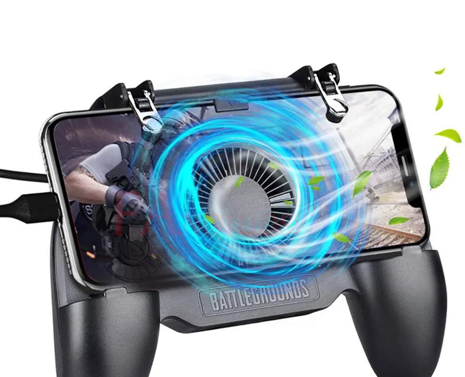FANGTUOSI Pubg Геймпад контроллер мобильный джойстик для шутеров игровой курок Aim кнопка телефон Геймпад контроллер с охлаждающим вентилятором