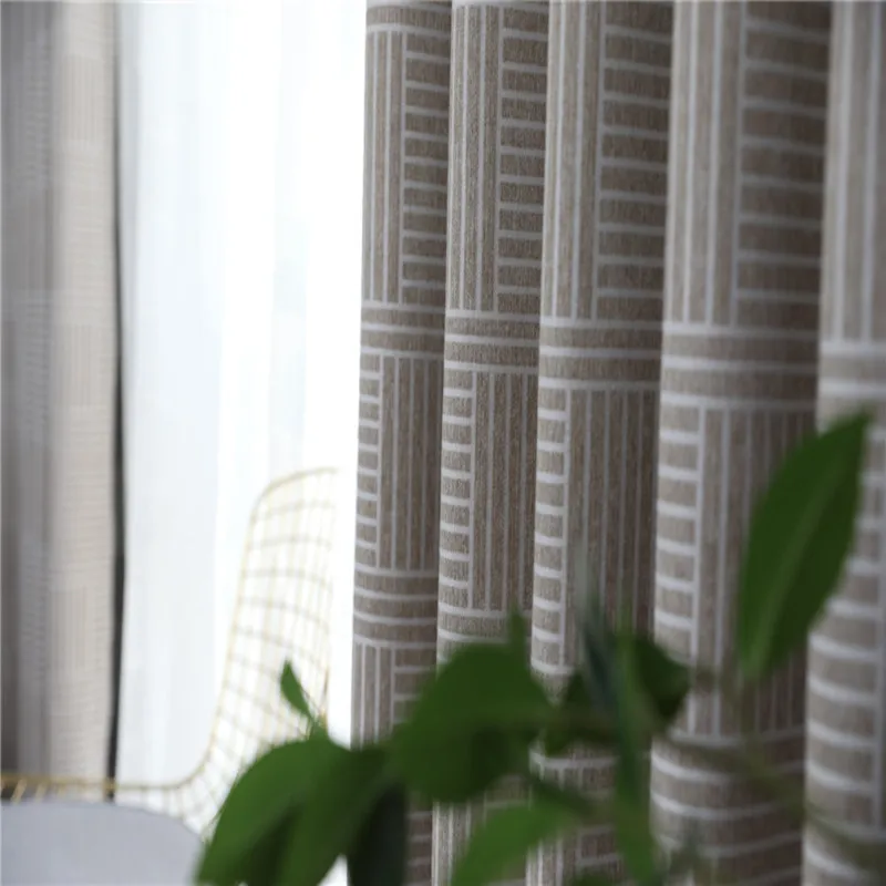 

Chenille Jacquard Living Room Bedroom Balcony Blackout Curtains For Window Curtain Cloth Vorhang