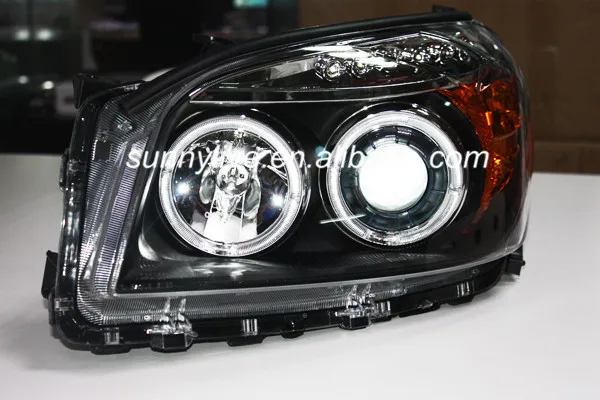 Для TOYOTA RAV4 светодиодный головной фонарь ангельские глазки 2009-2010 LDV1