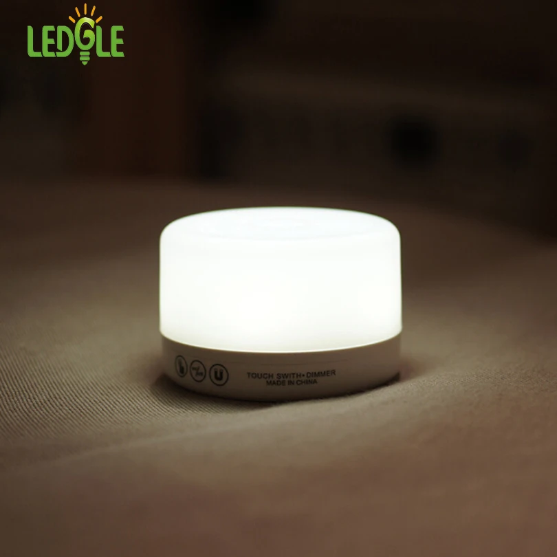 Светодиодный GLE сенсорный Управление ночника luminaria Светодиодная лампа с