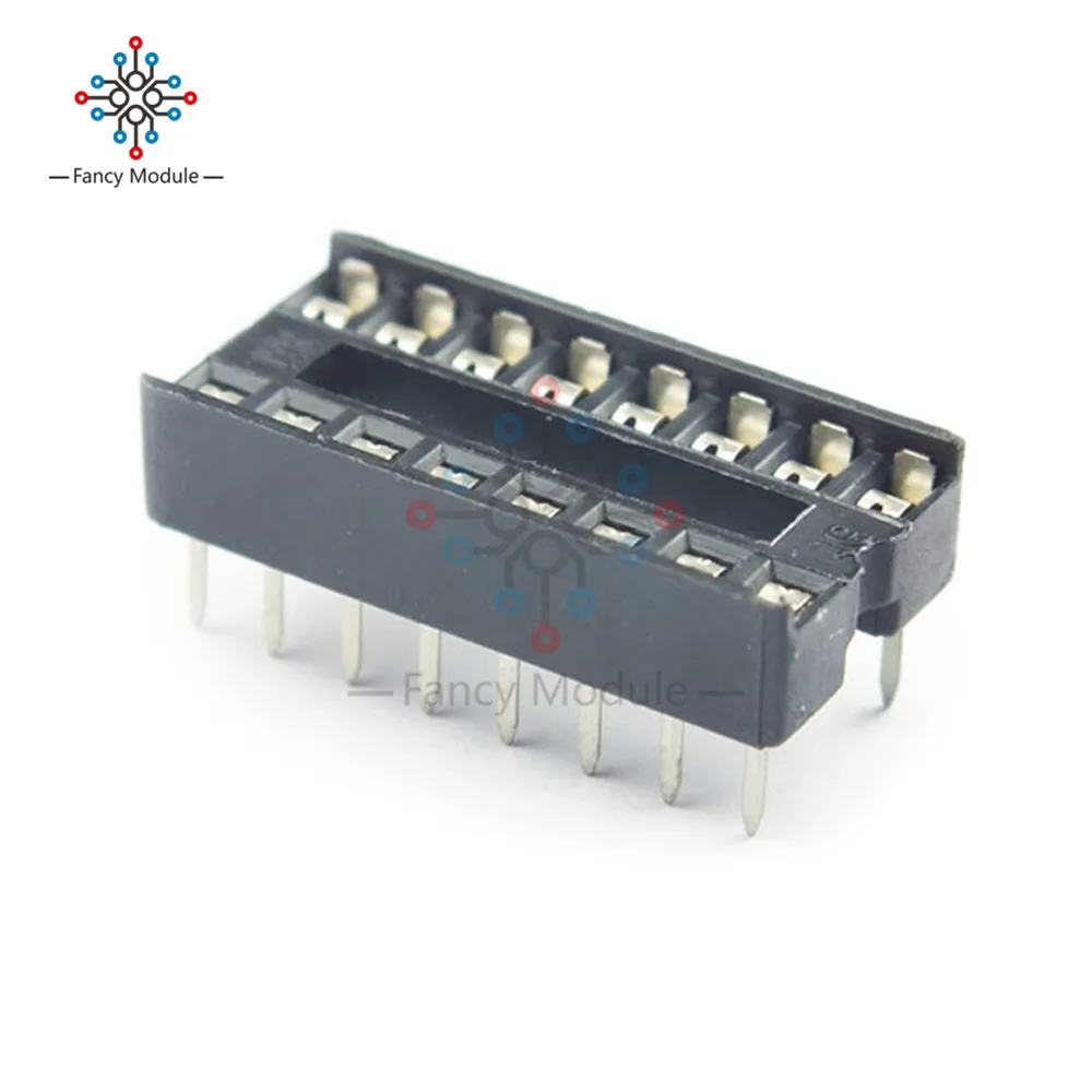 10 шт. черные 16 контактные переходники для ИС|socket adaptor|socket dipsocket ic |