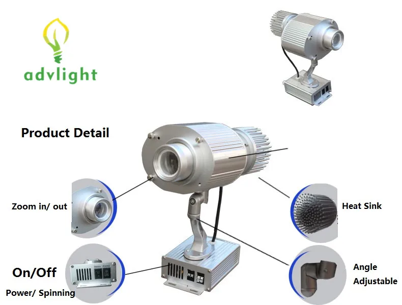 Логотип рекламный проектор IP65 Водонепроницаемый светодиодный лазерный точечный