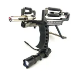 Красная лазерная Рогатка G5 охотничий лук из нержавеющей стали мощная катапульта камуфляжная Военная пантера стрельба стрелы стальные шарики