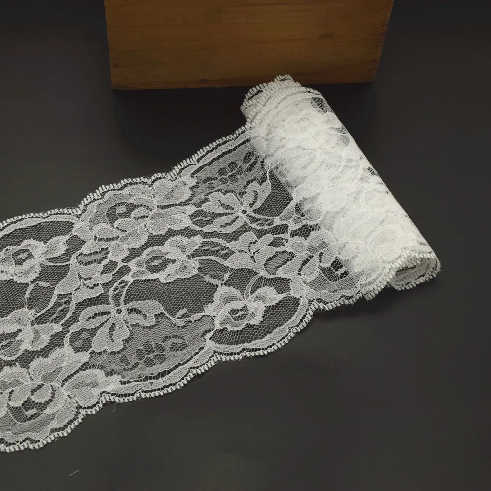 100 ярдов 13 см широкая сетчатая кружевная отделка лента плоская великолепные