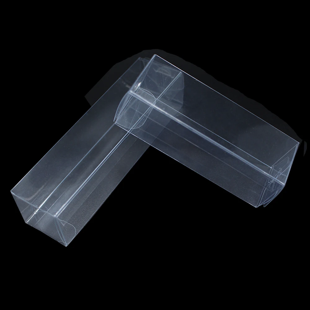 30 шт./лот прозрачная пластиковая коробка из ПВХ для свадьбы вечеринки на день