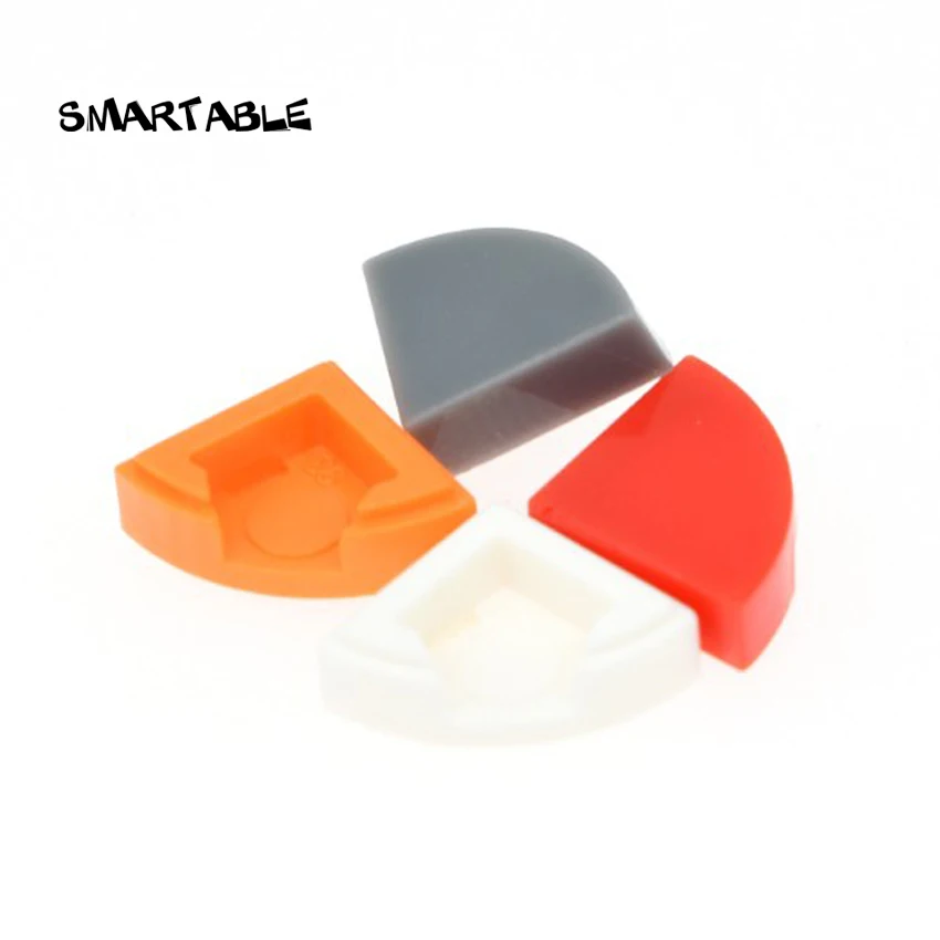 Smartable Tile круглый 1x1 четверть строительные блоки MOC детали игрушки для детей