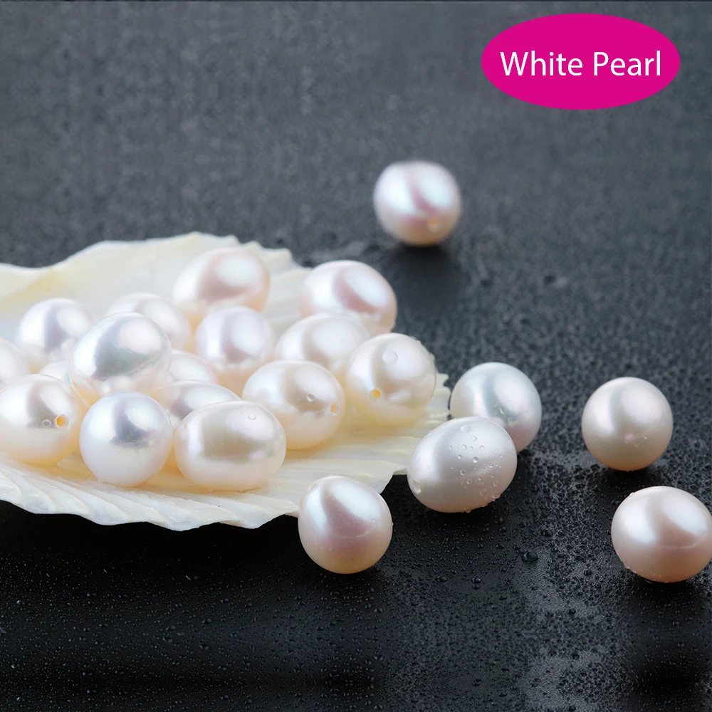 VEAMOR Элегантные ожерелья и подвески из натурального пресноводного жемчуга