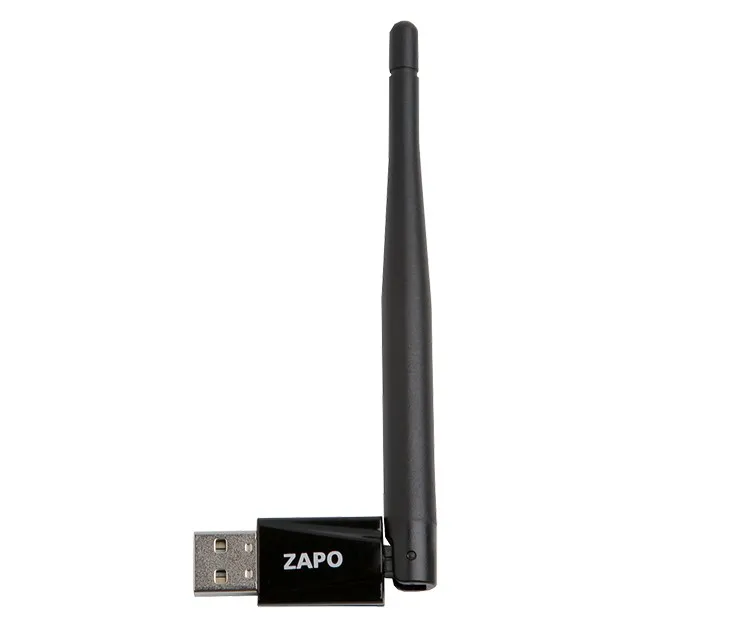 ZAPO 2.4G WIFI USB Colorful 150Mbps2dbi Адаптер антенны Беспроводной приемник 802.11n Сетевая карта для всех систем Windows Linux