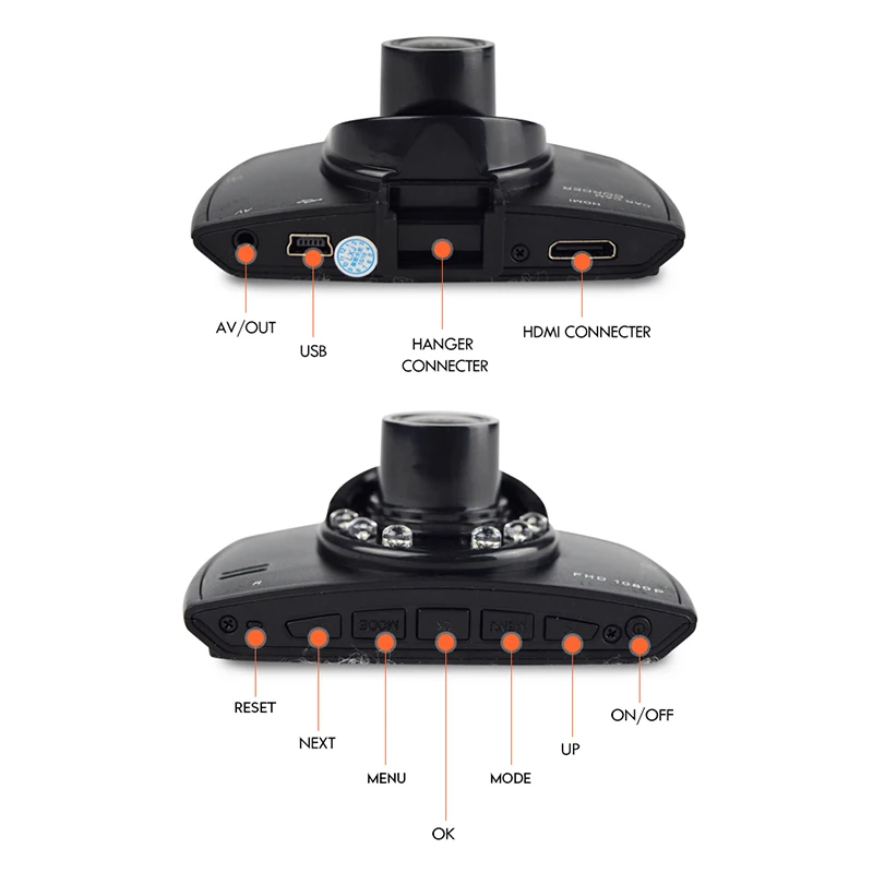 МАЛЫЙ ГЛАЗ Новатэк Автомобильный Камера видеорегистратор Full HD 720P G30 автомобиля 2 7