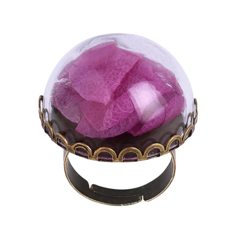 5 шт./лот 2017 оптовая продажа винтажные подвески регулируемые стеклянные кольца