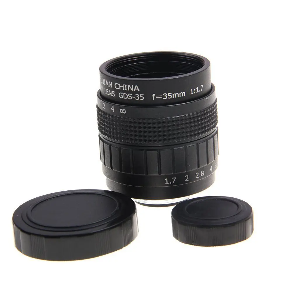 Объектив видеонаблюдения Fujian 35 мм F1.7 + C крепление для Fuji Fujifilm X E2 E1 Pro1/T1|c mount|tv lensfujian
