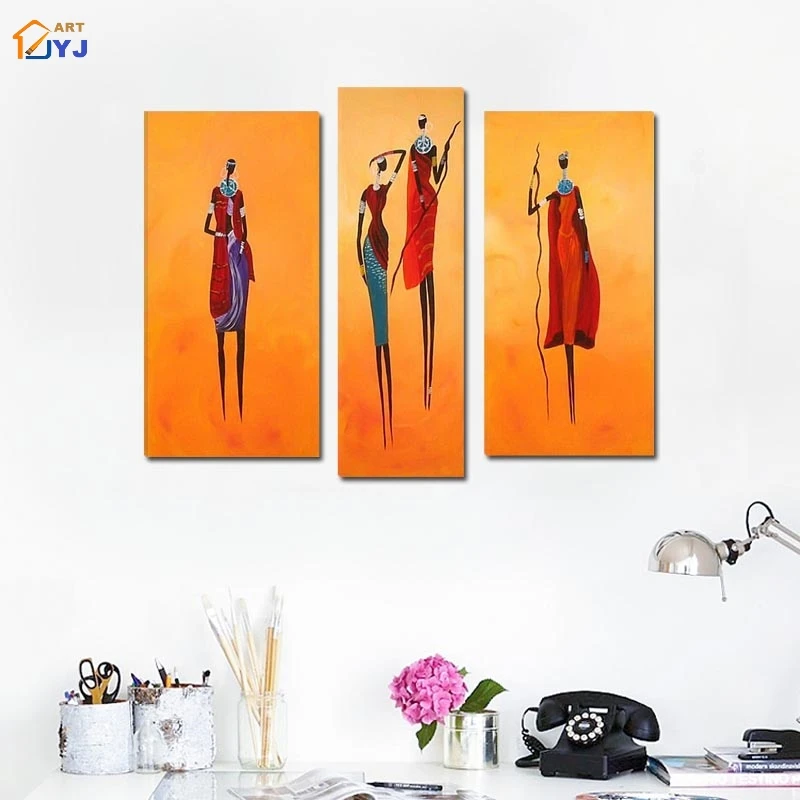 Картина масай без рамки для гостиной домашний декор Ручная роспись Современная