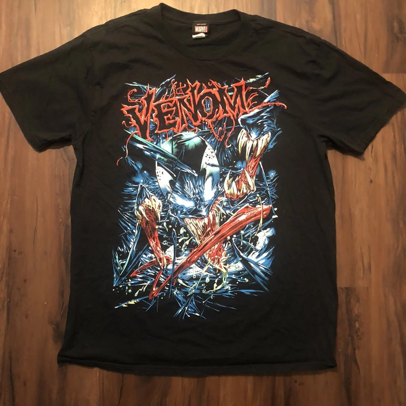 Винтажная Футболка Venom Marvel Человек 