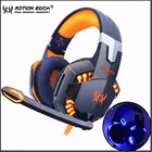 KOTION каждый Gaming Headset игра наушники глубокий бас стерео наушники с светодиодный свет микрофон для портативных ПК PS4 Xbox