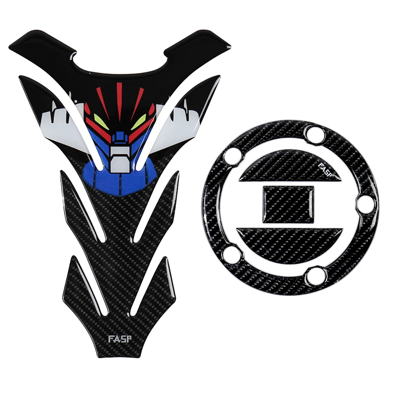 Наклейки 5D из углеродного волокна на топливный бак мотоцикла наклейки крышку