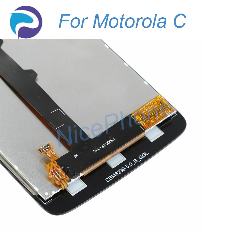 Для Motorola C ЖК-экран XT1756 XT1750 XT1758 сенсорный дигитайзер дисплей сборка Замена для