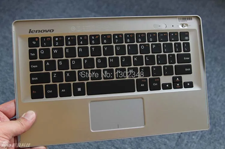 Беспроводная металлическая клавиатура с русской/ивритом/испанской раскладкой