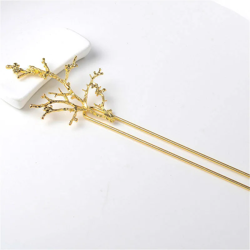 10 шт Золотой/Серебряный цвет невесты аксессуары для волос филиал заколка свадьбы