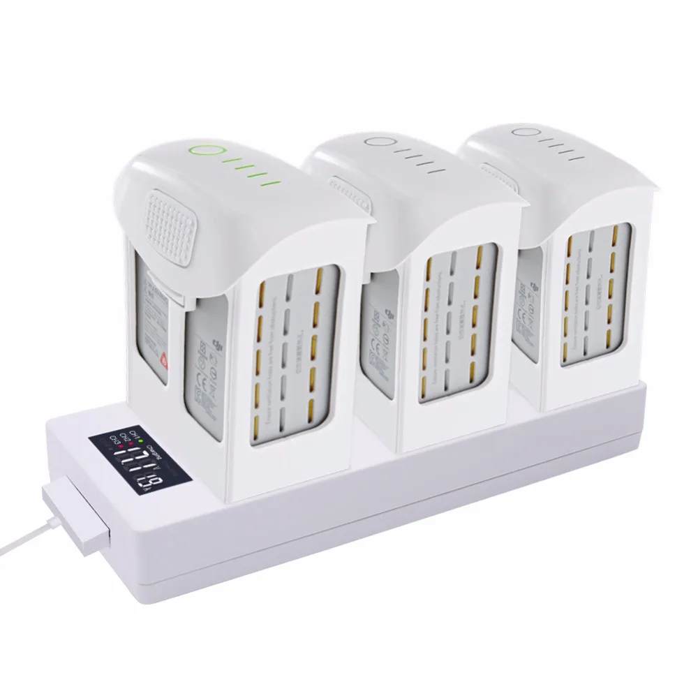 Phantom 4 Charger Battery Charging Hub Pro +digital into Power Bank for DJI Accessories | Электроника