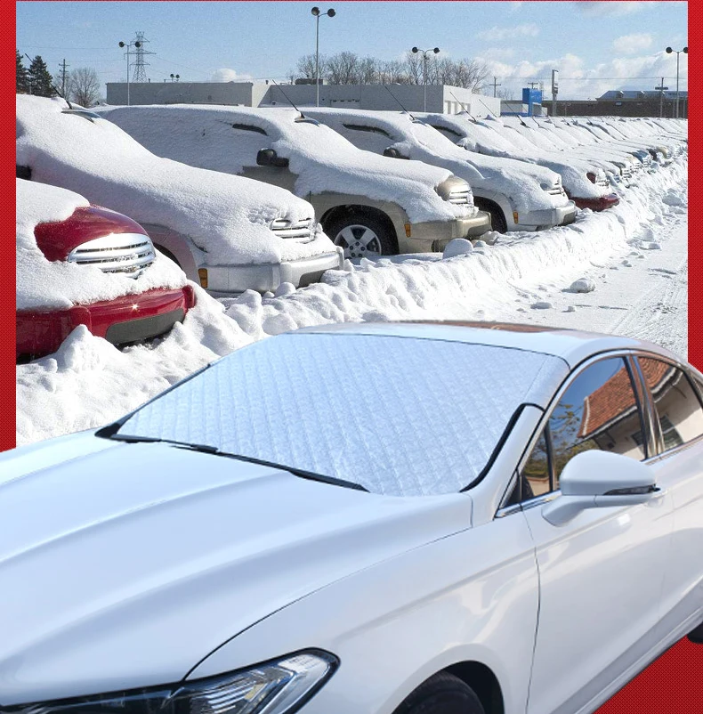 Winter windshield cover Windshield snow block. Anti-frost. Snow cover. cloth. Anti-dust. Dual summer and winter | Автомобили и