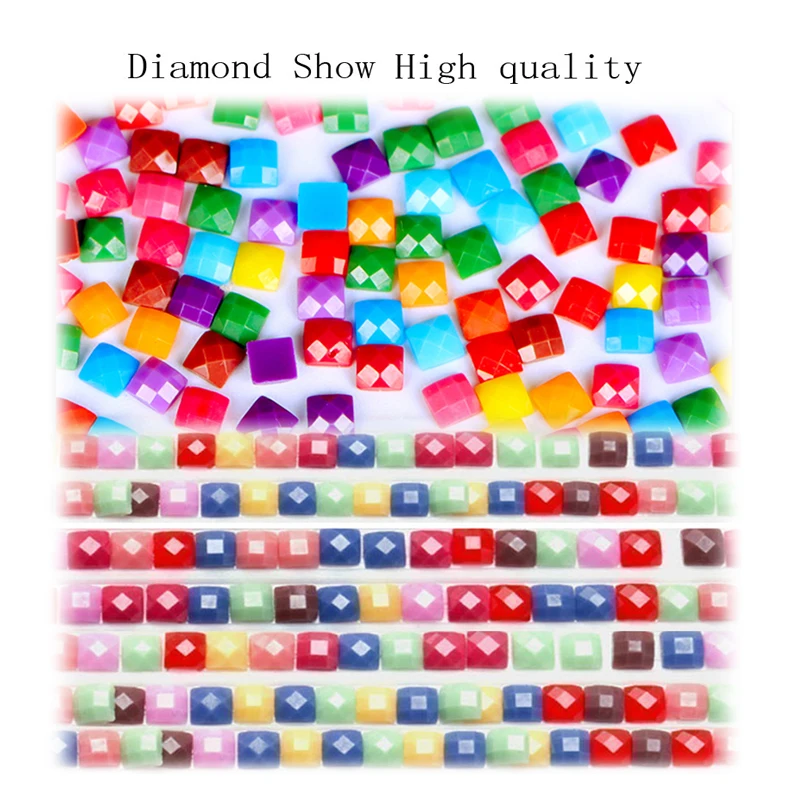 

5D Diamond Painting 5pcs/set dolphin sunset DIY Full Drill Diamond Embroidery Pattern Cross Stitch Stickers Mosaic Drill icons
