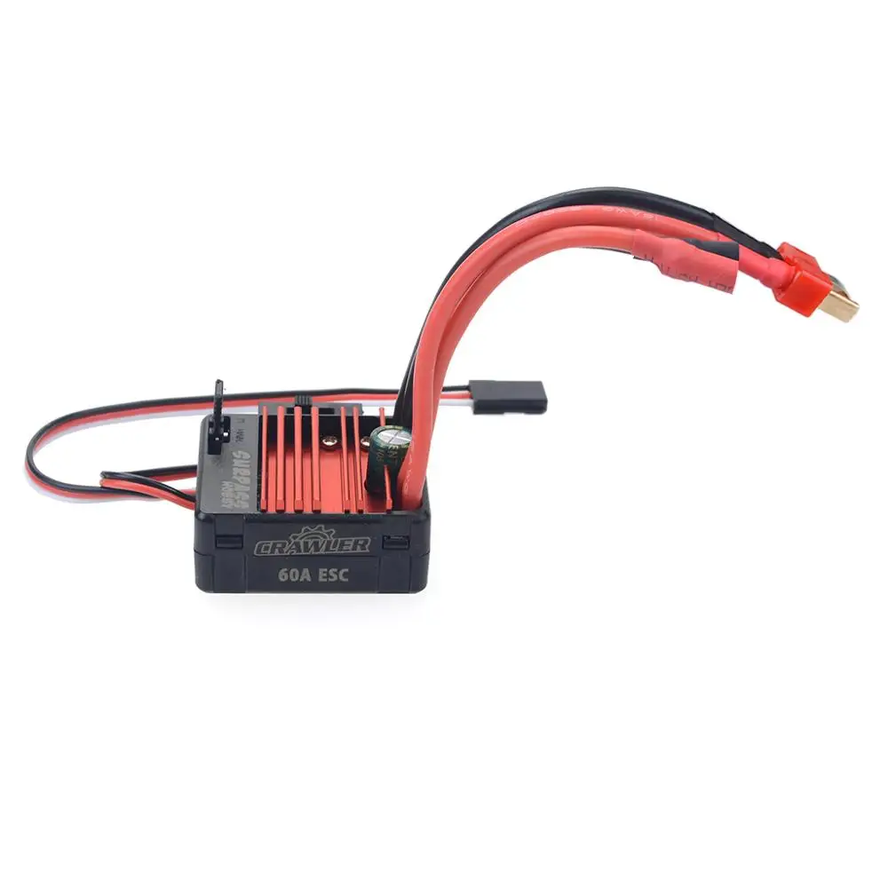 SURPASSHOBBY 60A щеточный ESC для радиоуправляемого двигателя с 5 разъемами 540 двигатель