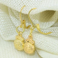free shipping original high quality 1013mm gold color blessing bag drop earrings women dangle earrings brand jewelry b2660