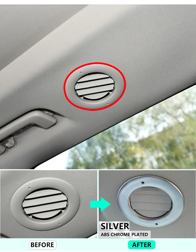 Для Ford Edge Endura хромированная задняя крышка для воздуховода роскошные высокого
