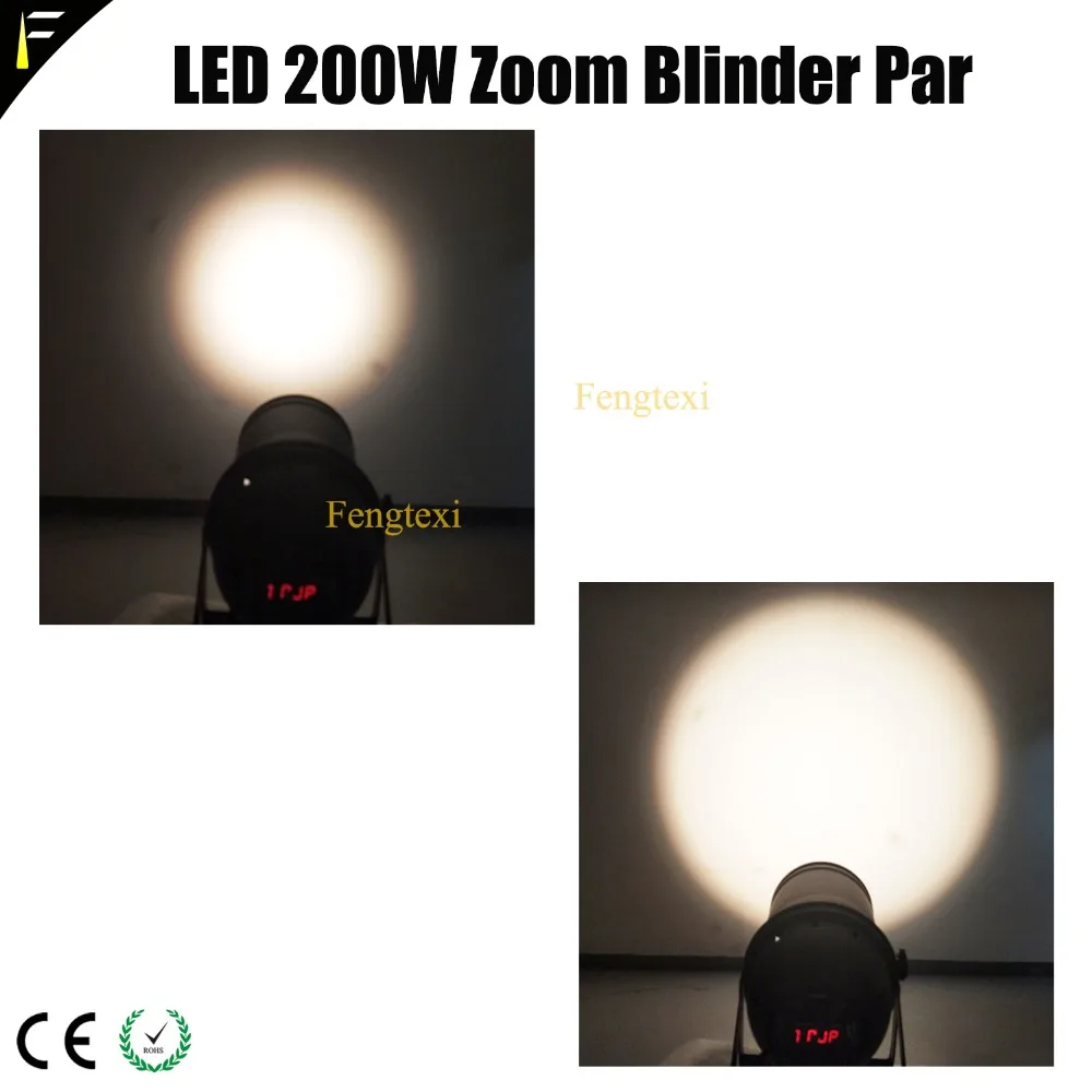 2 шт. точесветильник светильник COB LED 200w Zoom 15 ~ 50 градусов студийсветодиодный Par с