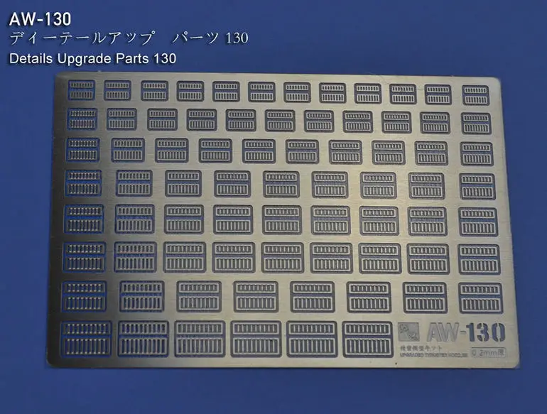 Etching Parts For Gundam Details Upgrade AW130 AW131 AW132 Photo-etched sheets(PE) Accept Wholesale |