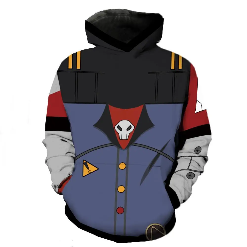 Карнавальная игра Аниме Borderlands 2 GaigeGaige косплей костюм унисекс 3D принт толстовка с