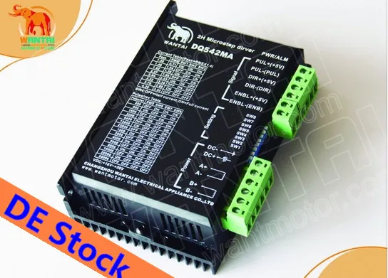ЕС и DE бесплатно! CNC Wantai 4 осевой шаговый двигатель Nema 23 с двумя валами 57BYGH115 003B 425oz in