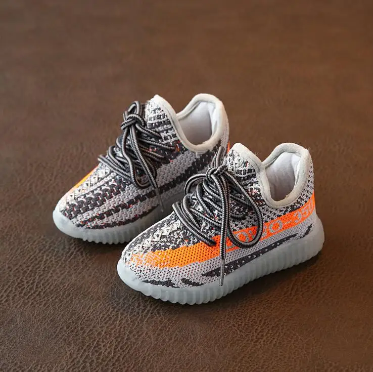 Высокое Качество Дети Мальчики Девочки Кроссовки 2017 Дышащий Воздуха Сетки