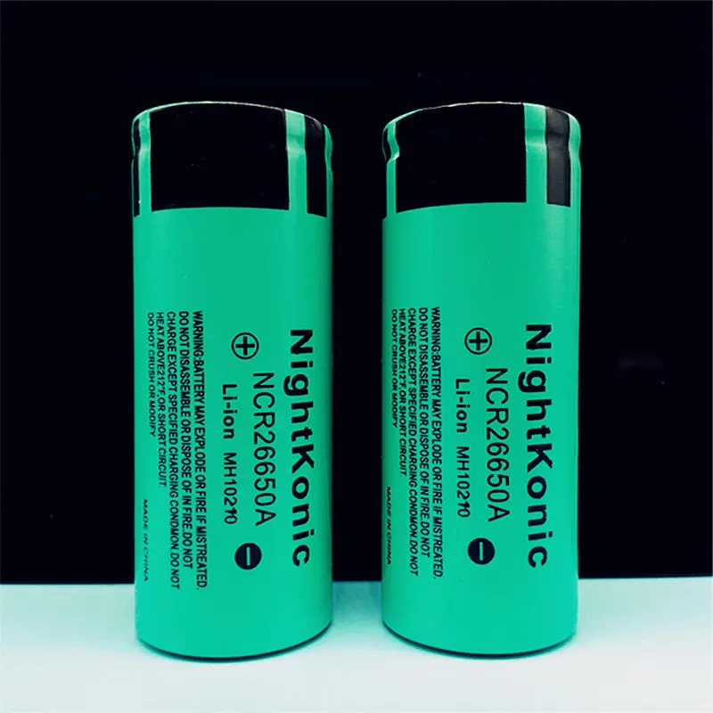 Высококачественный Nightkonic 26650 аккумулятор 3 7 V литий-ионная аккумуляторная