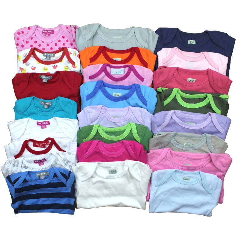 Комбинезоны для новорожденных мальчиков и девочек цвет рамдон с длинным рукавом