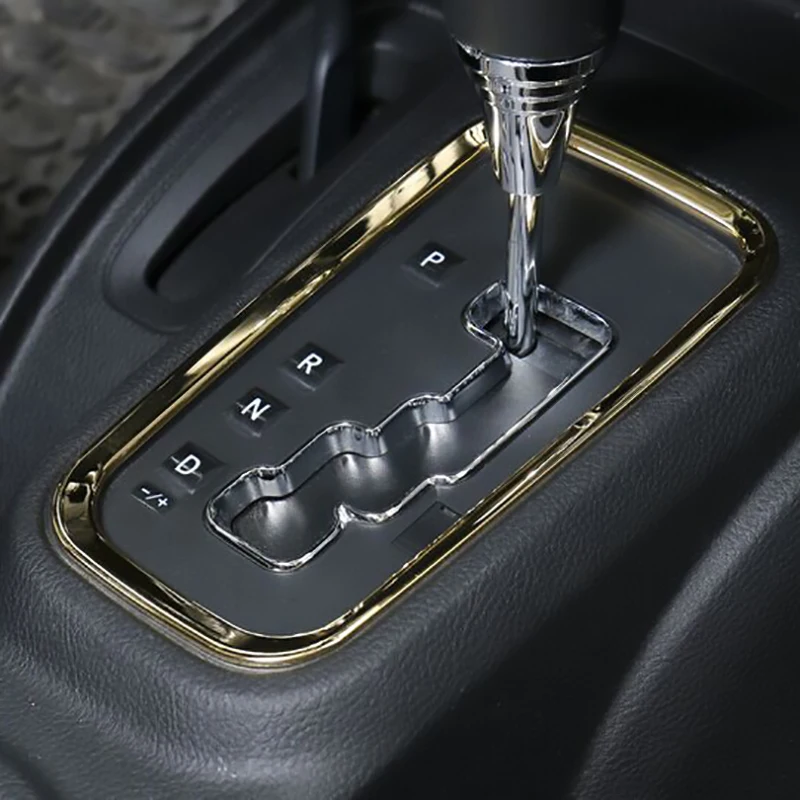 Панель переключения передач рамка наклейка украшение Обложка для Jeep Wrangler JK 2011-2017