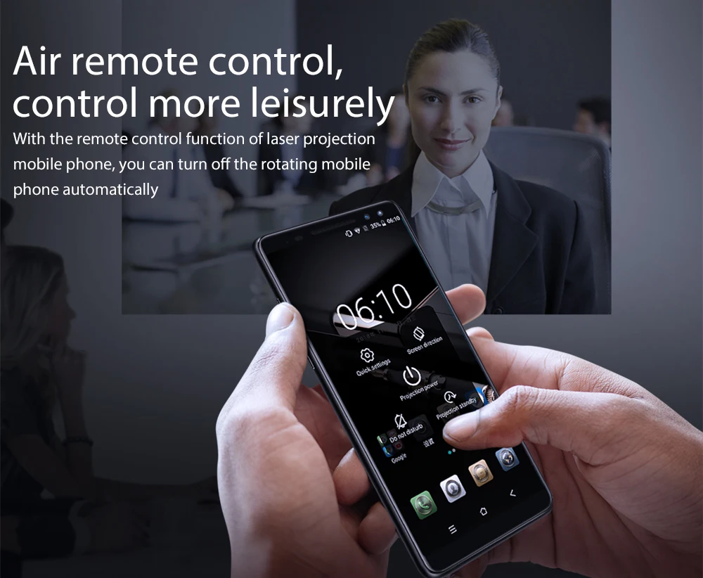 Blackview MAX 1 проектор, мобильный телефон, 4680 мАч, Android 8,1, Мини проектор, портативный домашний кинотеатр, 6 ГБ+ 64 ГБ, NFC, 4G, LTE, смартфон